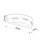 Wandleuchte Keramik HELIOS Sollux Lighting
