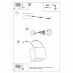 Wandleuchte Keramik LEO Sollux Lighting