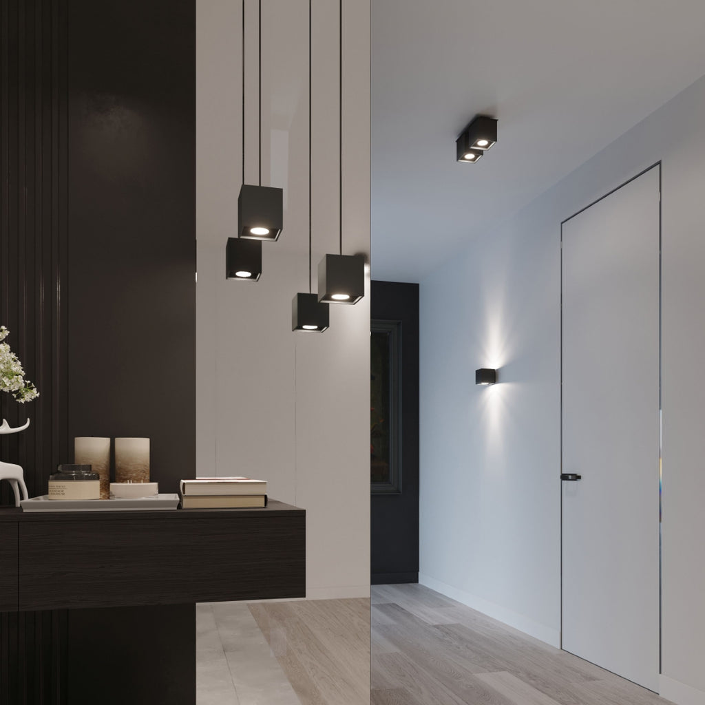 Deckenleuchte - Spot - Strahler QUAD 1 schwarz Sollux Lighting