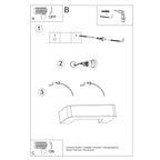 Wandleuchte Keramik MAGNET Sollux Lighting