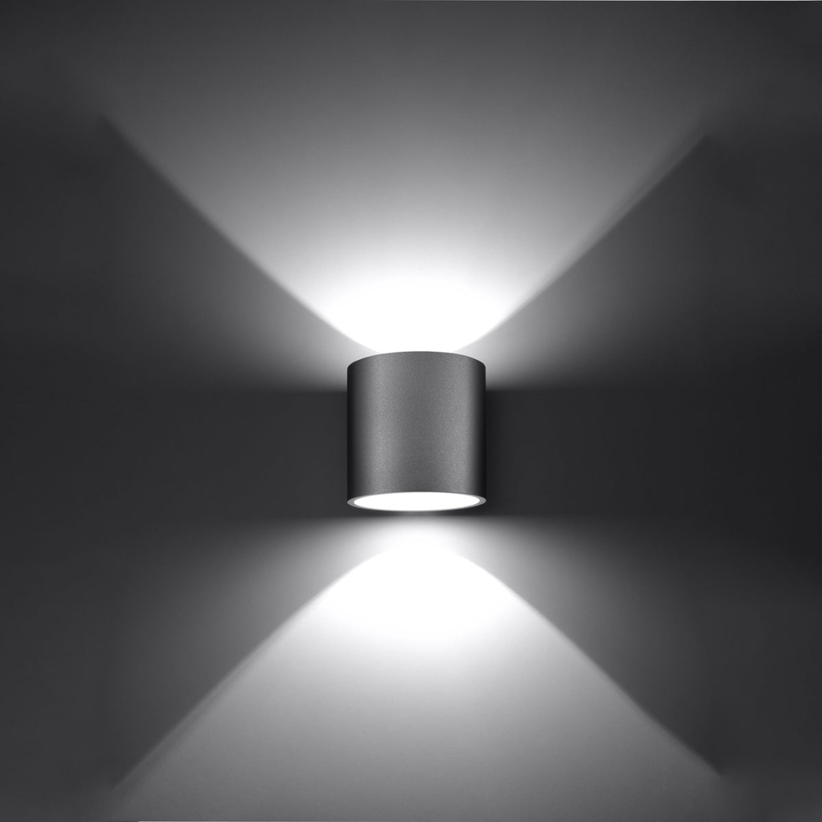 Wandleuchte ORBIS 1 grau Sollux Lighting