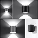 Wandleuchte ORBIS 1 grau Sollux Lighting