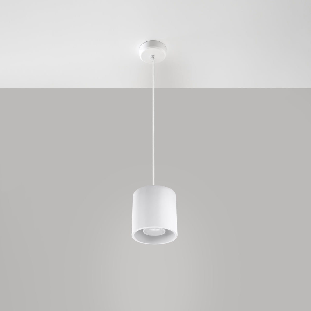 Pendelleuchte ORBIS 1 weiß Sollux Lighting
