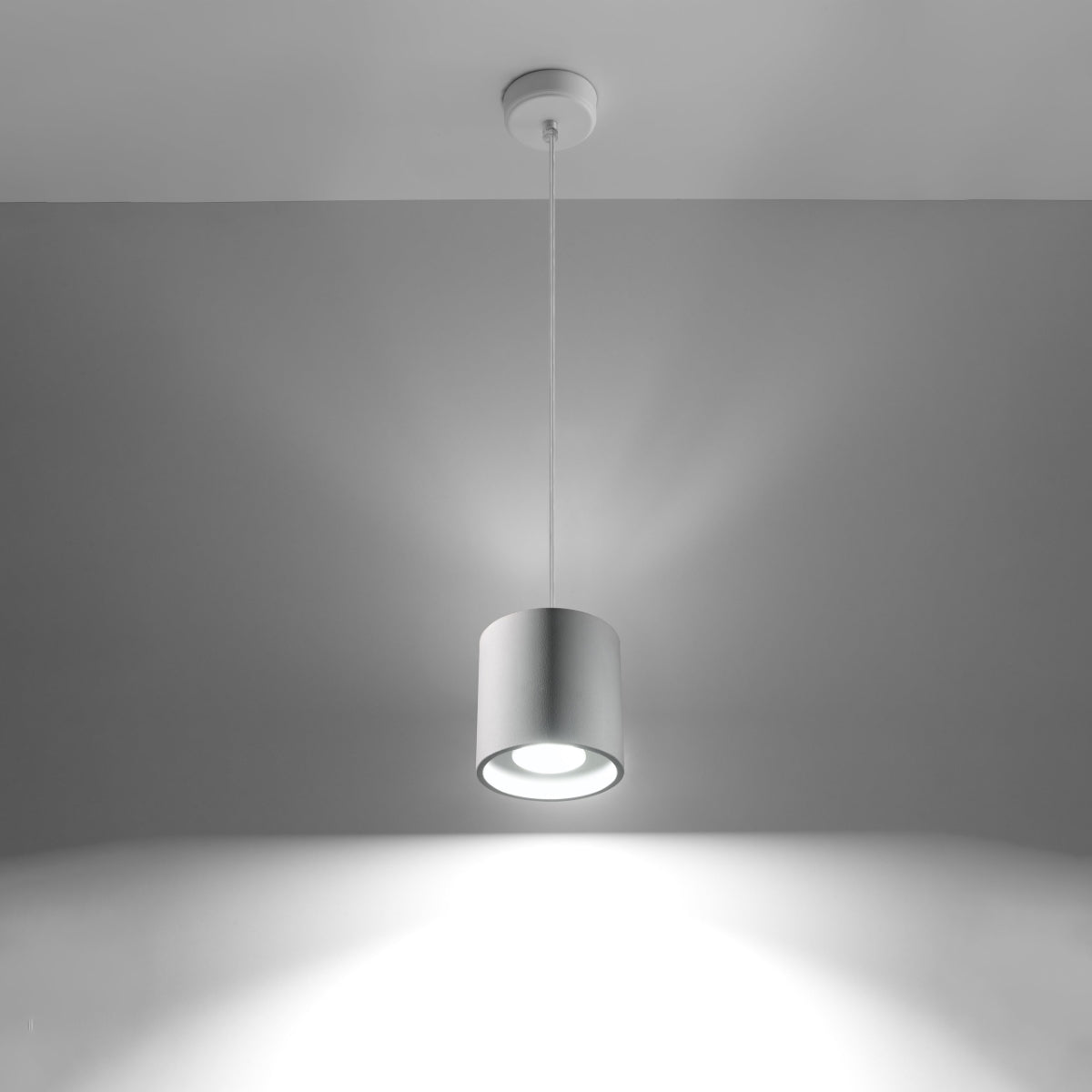 Pendelleuchte ORBIS 1 weiß Sollux Lighting