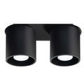 Deckenleuchte - Spot - Strahler ORBIS 2 schwarz Sollux Lighting