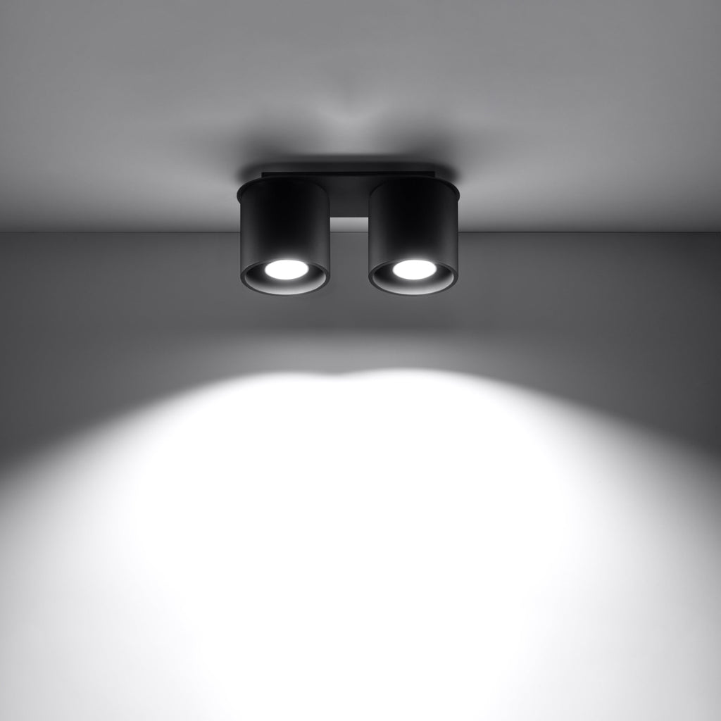 Deckenleuchte - Spot - Strahler ORBIS 2 schwarz Sollux Lighting