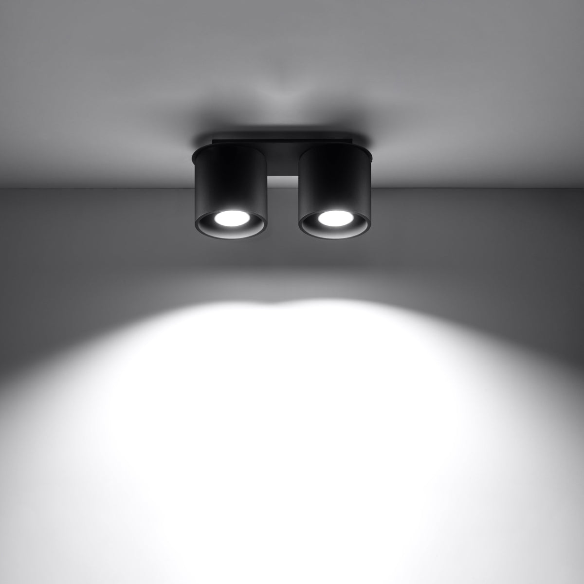 Deckenleuchte - Spot - Strahler ORBIS 2 schwarz Sollux Lighting