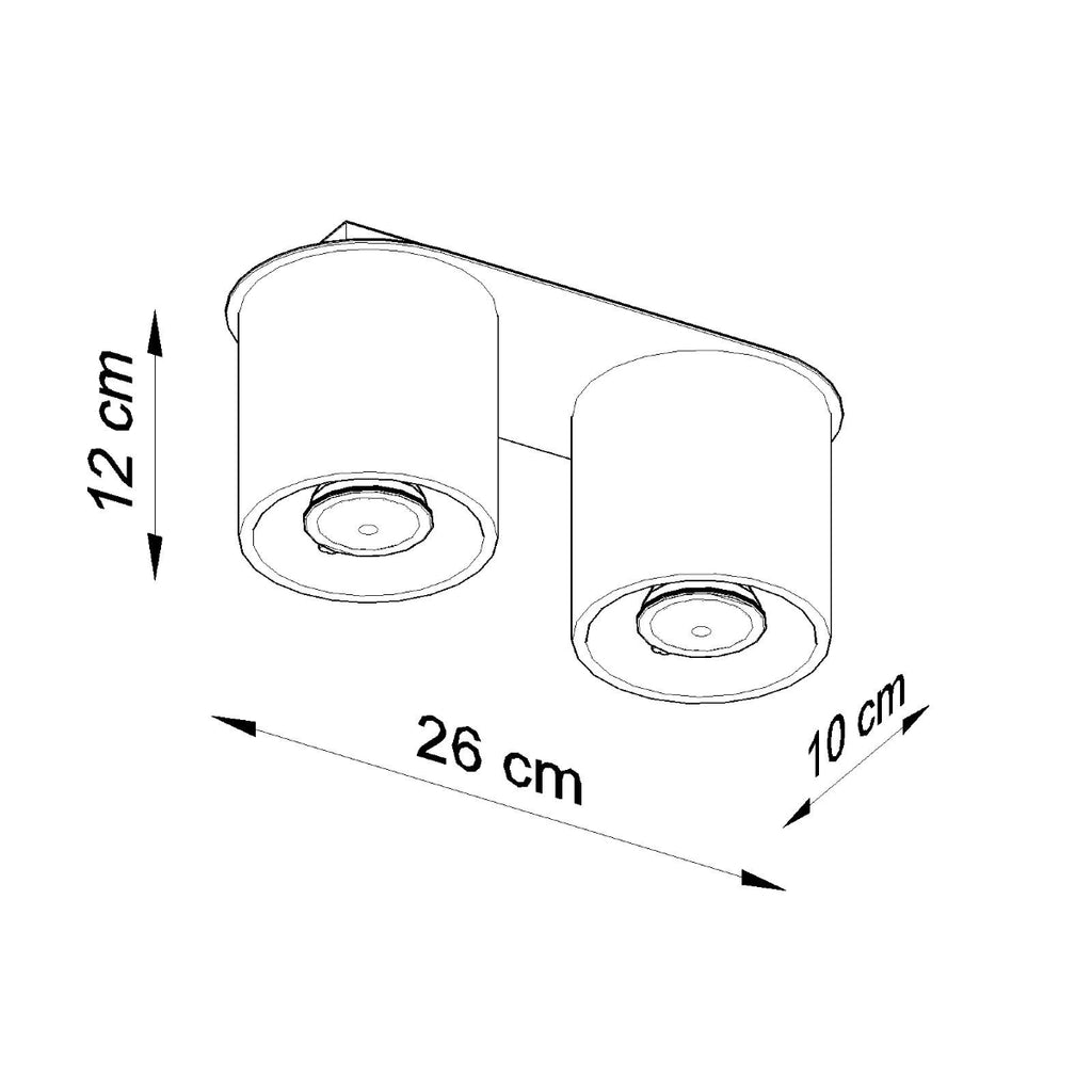 Deckenleuchte - Spot - Strahler ORBIS 2 weiß Sollux Lighting