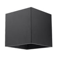 Wandleuchte QUAD 1 schwarz Sollux Lighting