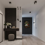 Wandleuchte QUAD 1 schwarz Sollux Lighting