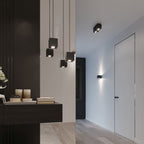 Wandleuchte QUAD 1 schwarz Sollux Lighting