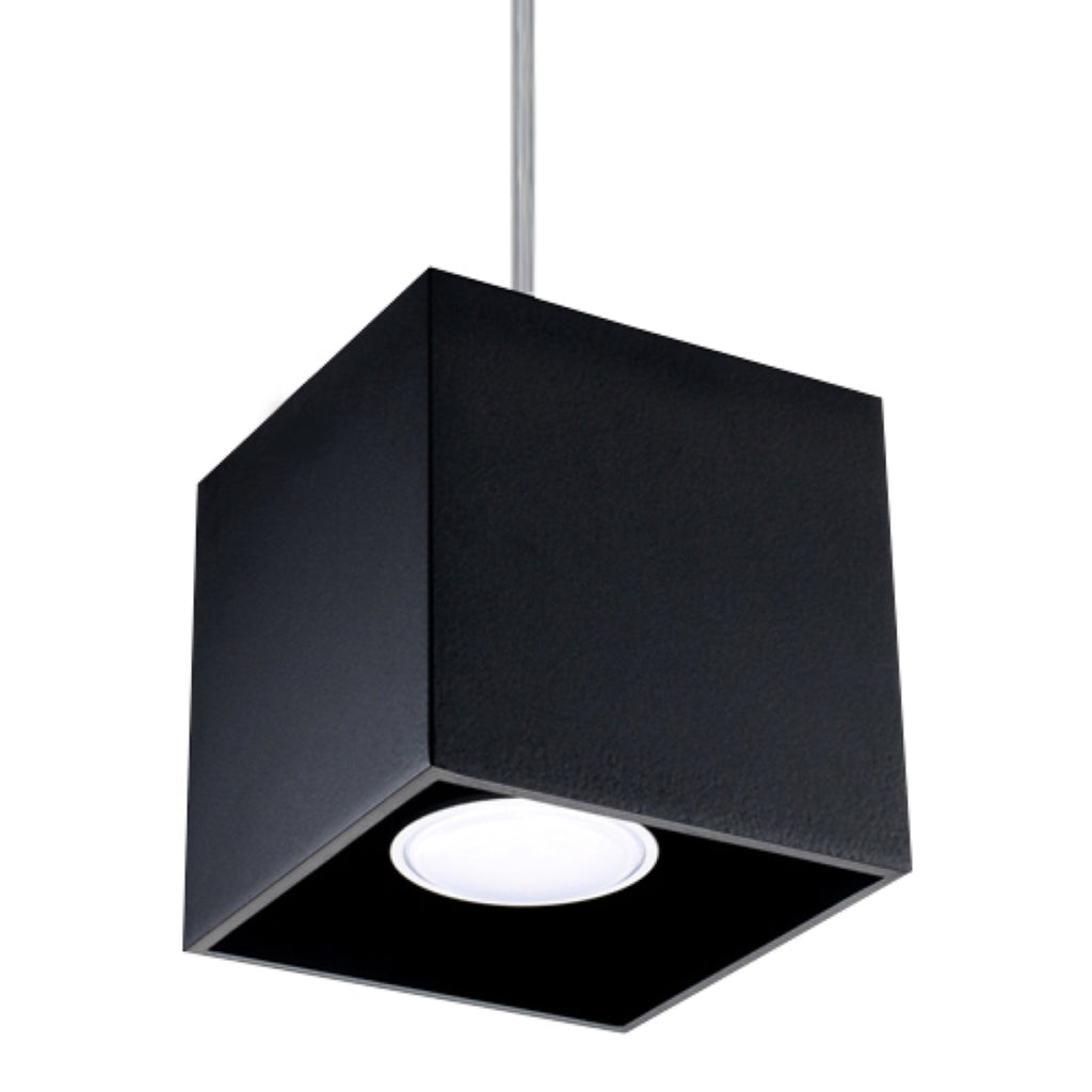 Pendelleuchte QUAD 1 schwarz Sollux Lighting
