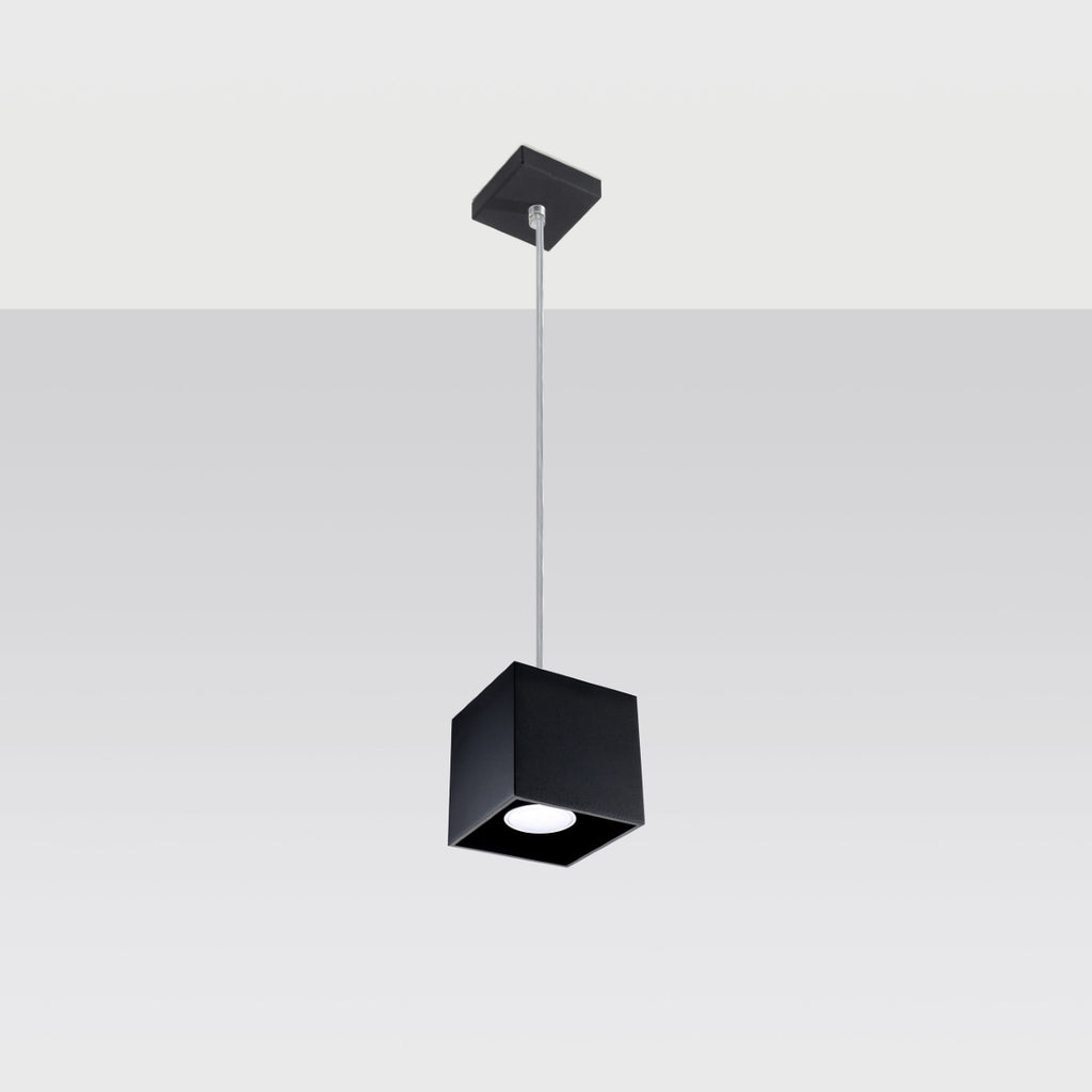 Pendelleuchte QUAD 1 schwarz Sollux Lighting