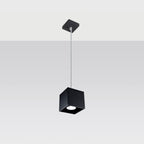 Pendelleuchte QUAD 1 schwarz Sollux Lighting