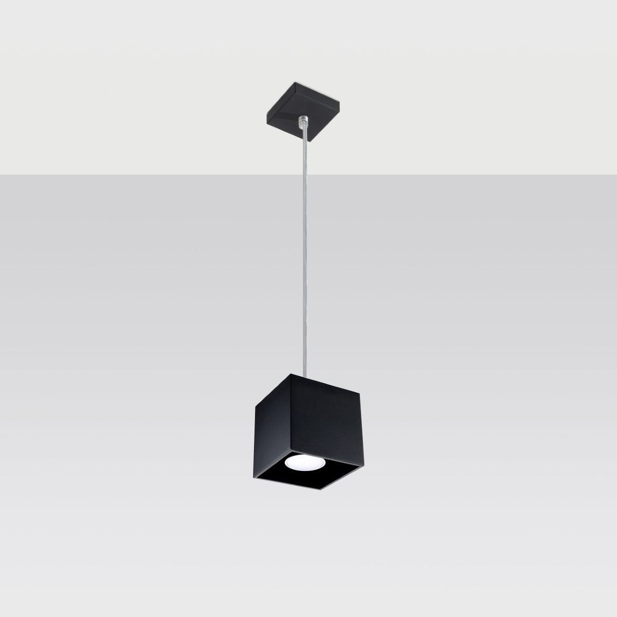 Pendelleuchte QUAD 1 schwarz Sollux Lighting