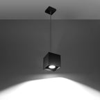 Pendelleuchte QUAD 1 schwarz Sollux Lighting