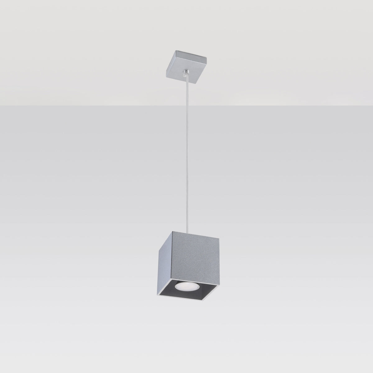 Pendelleuchte QUAD 1 grau Sollux Lighting