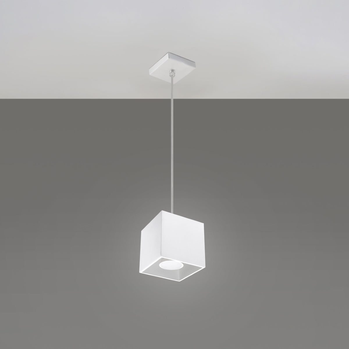 Pendelleuchte QUAD 1 weiß Sollux Lighting