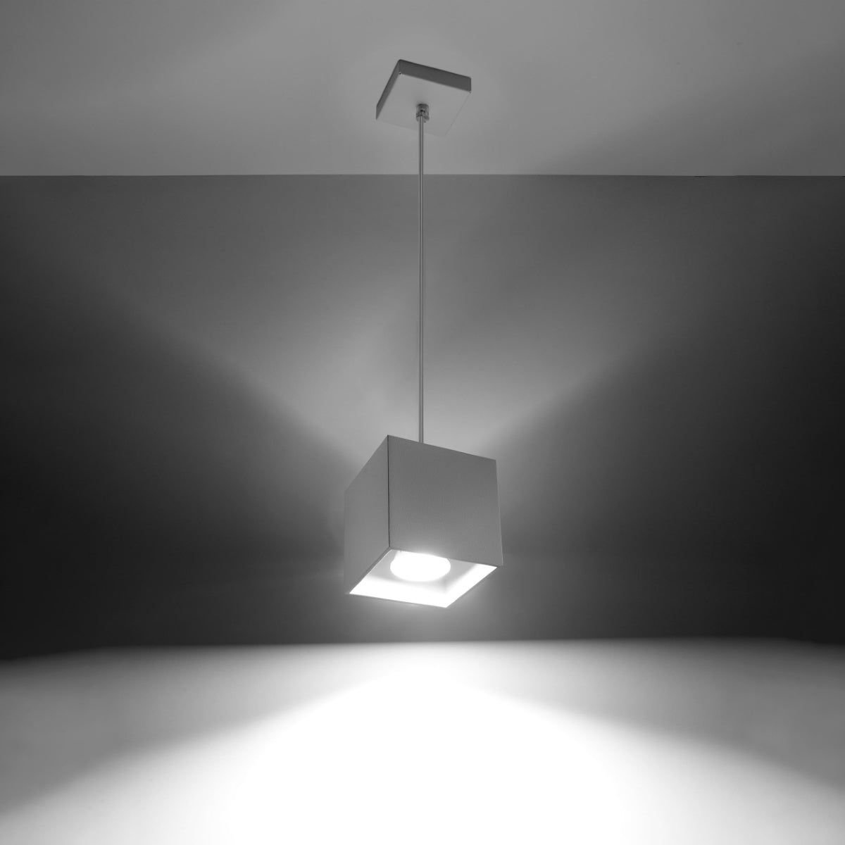 Pendelleuchte QUAD 1 weiß Sollux Lighting