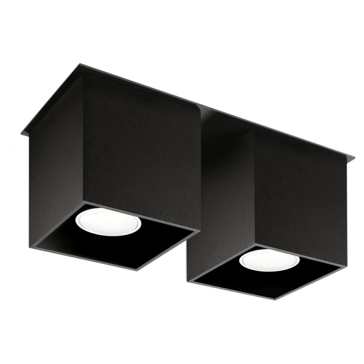 Deckenleuchte - Spot - Strahler QUAD 2 schwarz Sollux Lighting