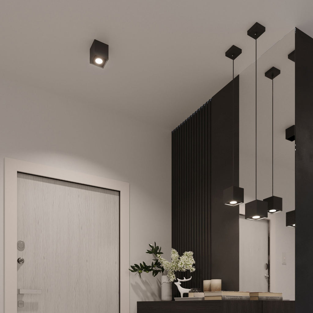 Deckenleuchte - Spot - Strahler QUAD 2 schwarz Sollux Lighting