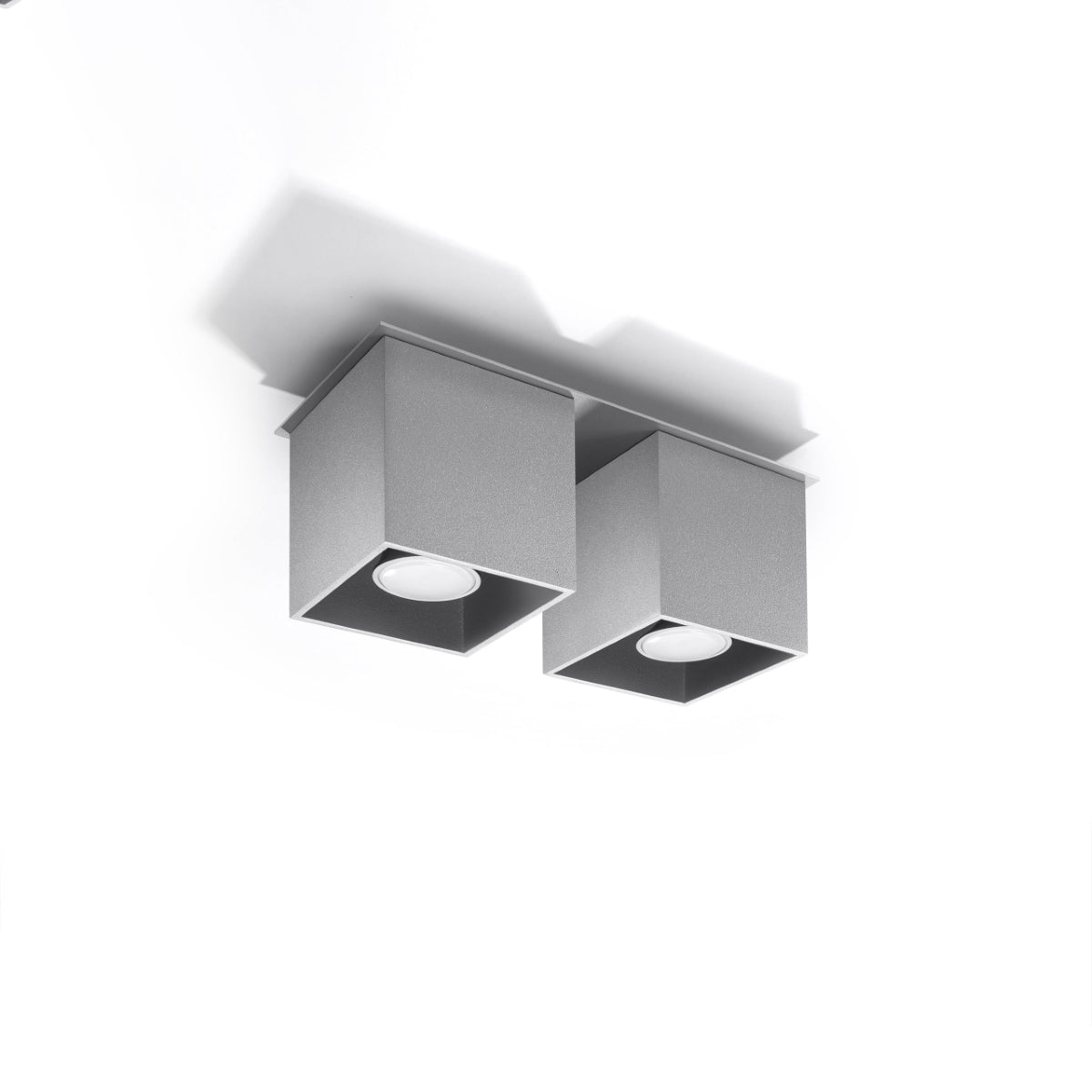 Deckenleuchte - Spot - Strahler QUAD 2 grau Sollux Lighting