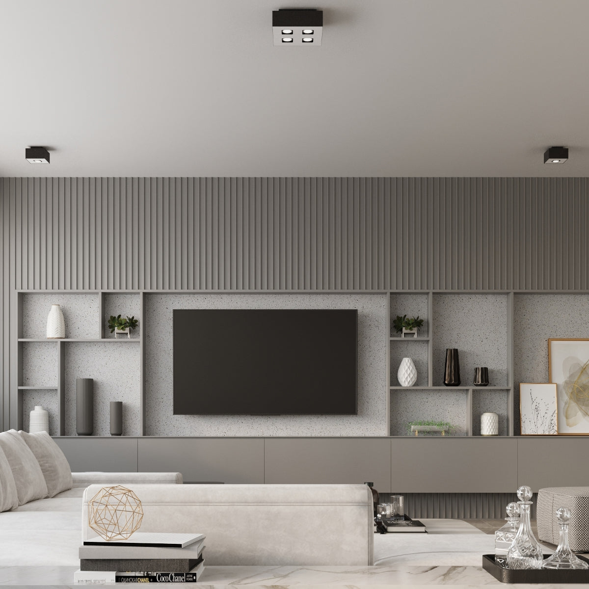 Deckenleuchte - Spot - Strahler MONO 1 schwarz Sollux Lighting