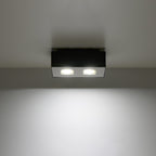 Deckenleuchte - Spot - Strahler MONO 2 schwarz Sollux Lighting