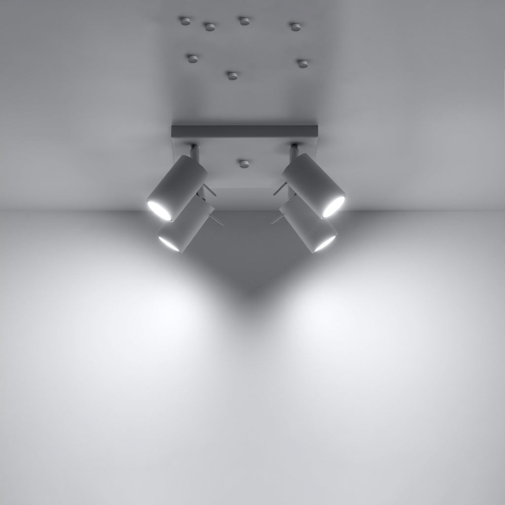 Deckenleuchte - Spot - Strahler RING 4 weiß Sollux Lighting