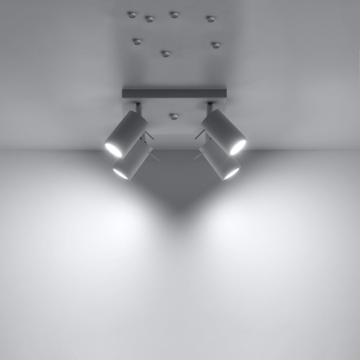 Deckenleuchte - Spot - Strahler RING 4 weiß Sollux Lighting