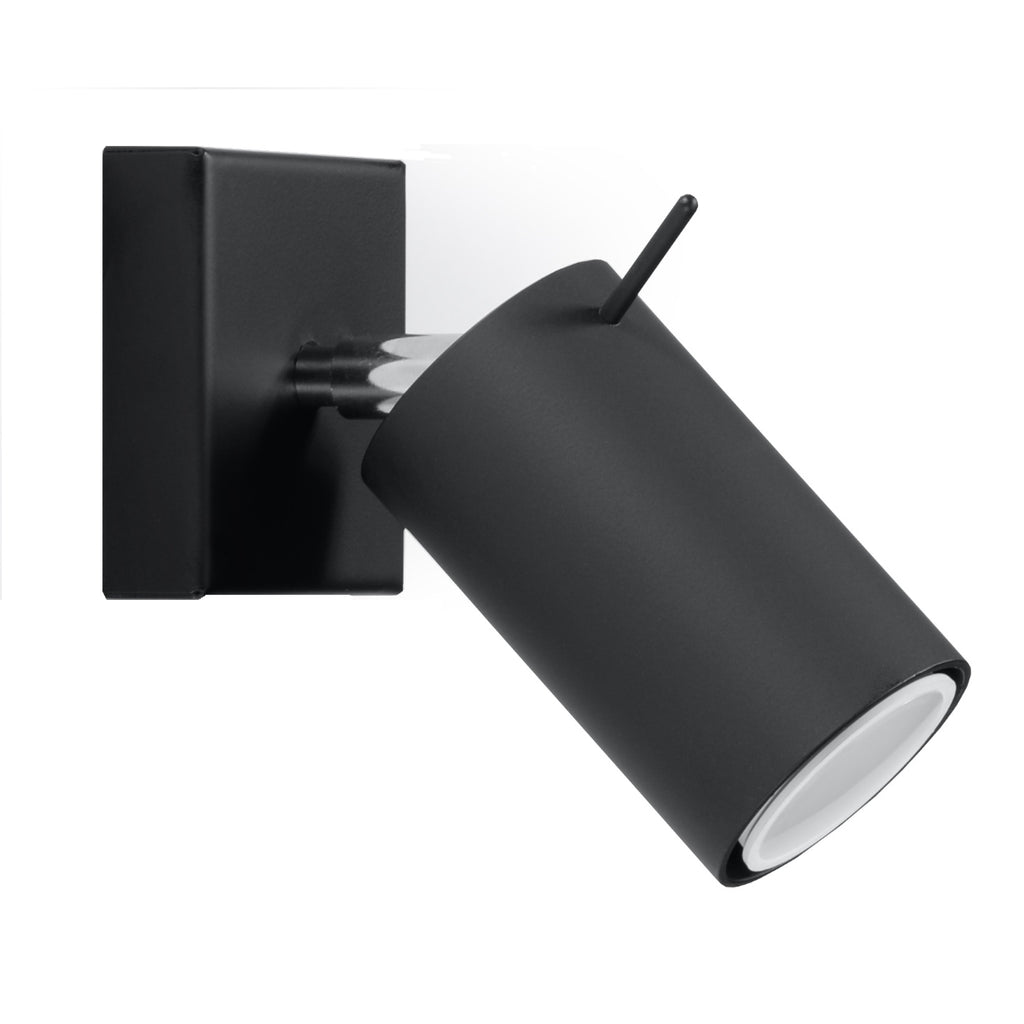 Wandleuchte RING schwarz Sollux Lighting