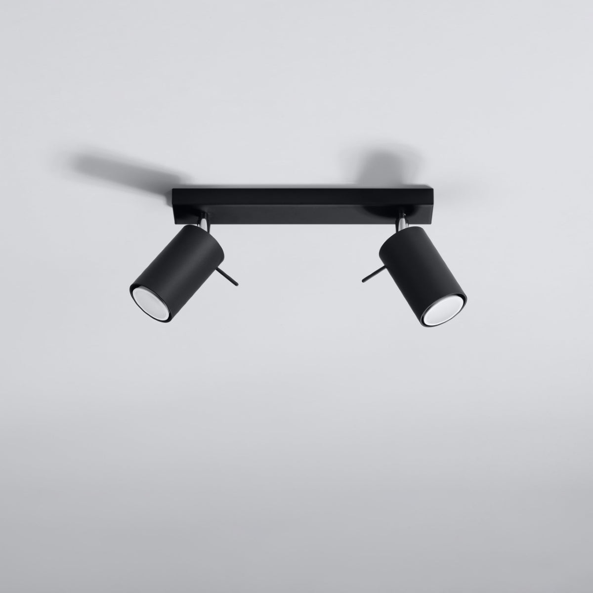 Deckenleuchte - Spot - Strahler RING 2 schwarz Sollux Lighting