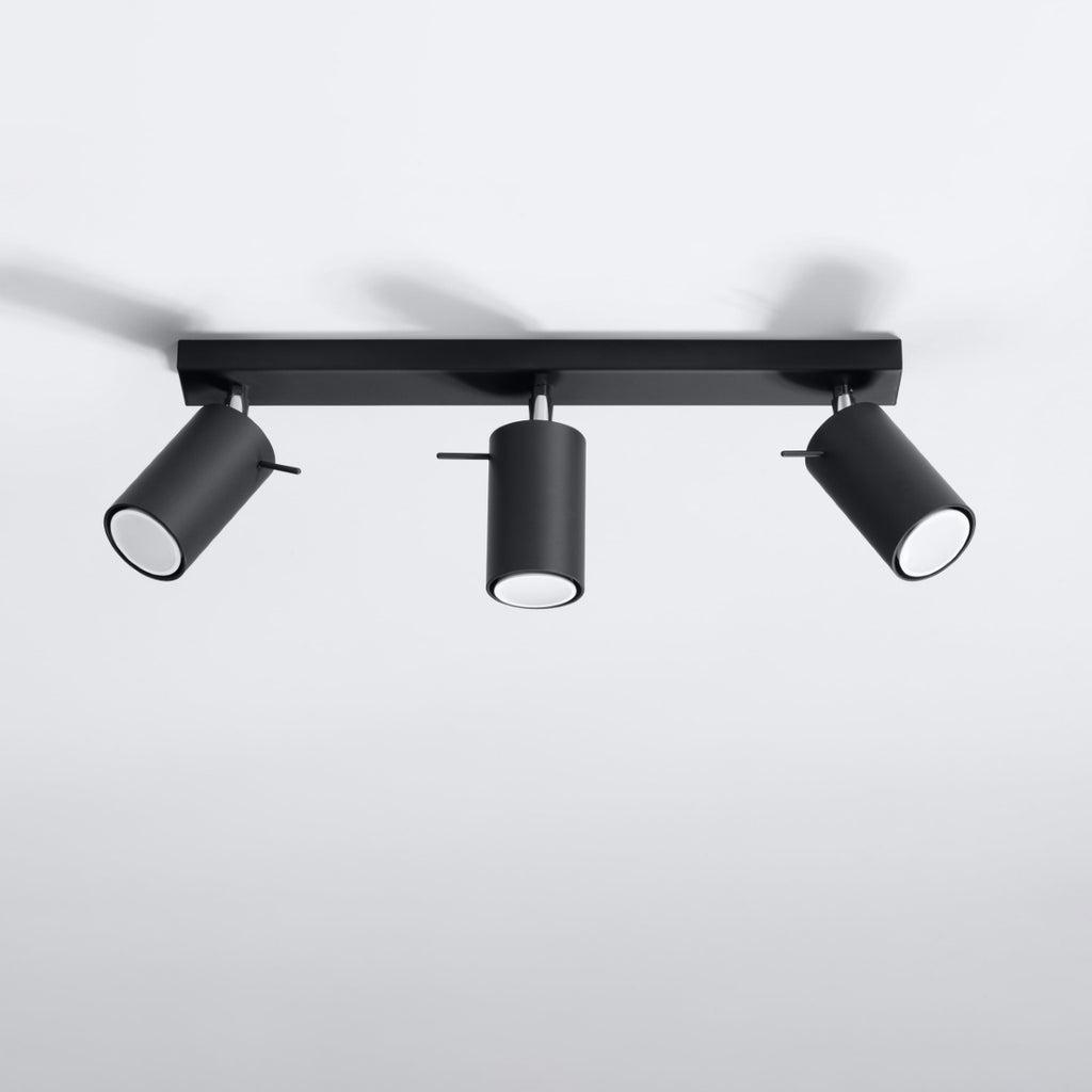 Deckenleuchte - Spot - Strahler RING 3 schwarz Sollux Lighting
