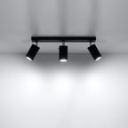 Deckenleuchte - Spot - Strahler RING 3 schwarz Sollux Lighting