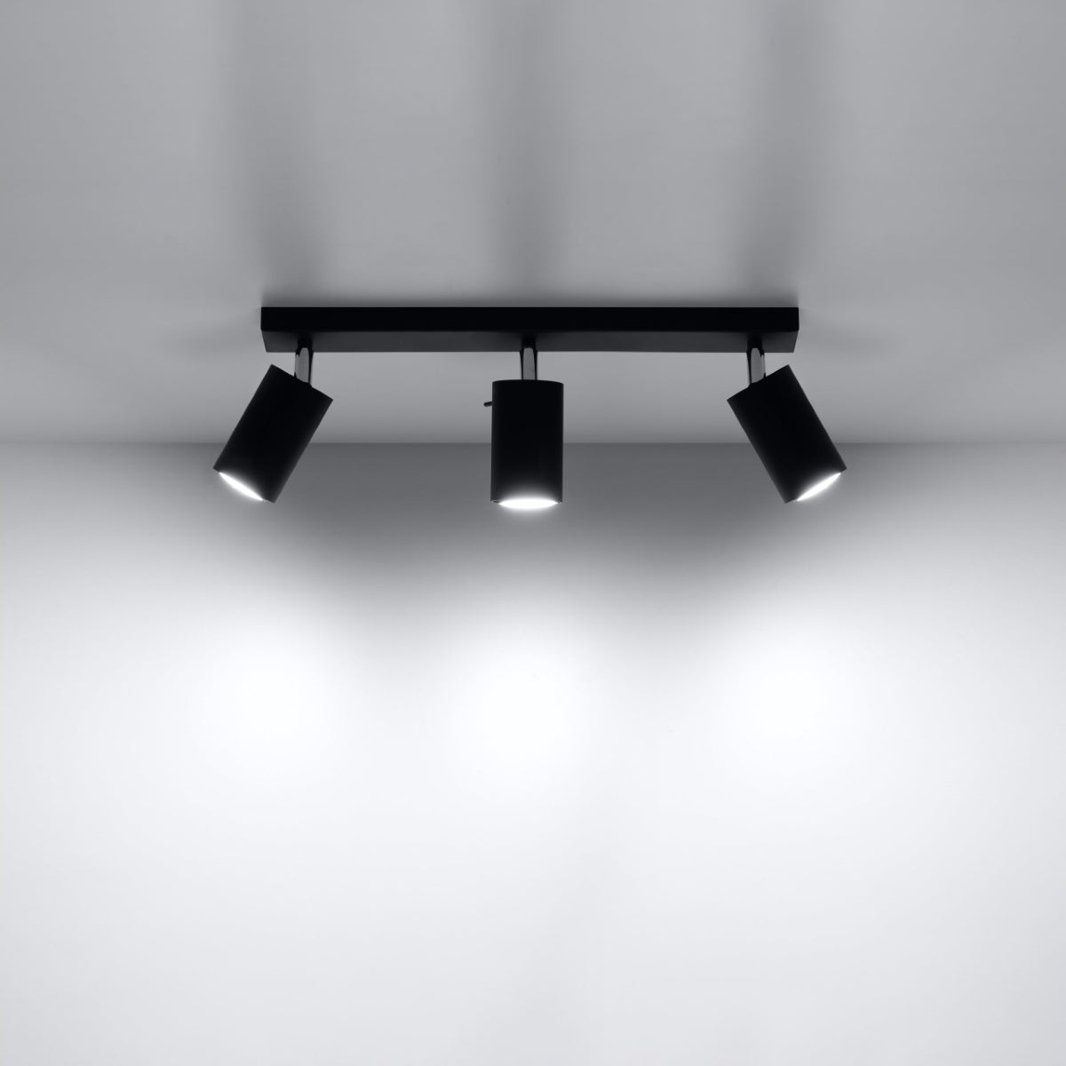 Deckenleuchte - Spot - Strahler RING 3 schwarz Sollux Lighting