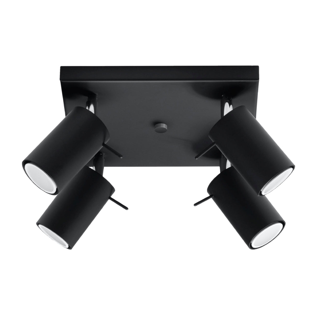 Deckenleuchte - Spot - Strahler RING 4 schwarz Sollux Lighting