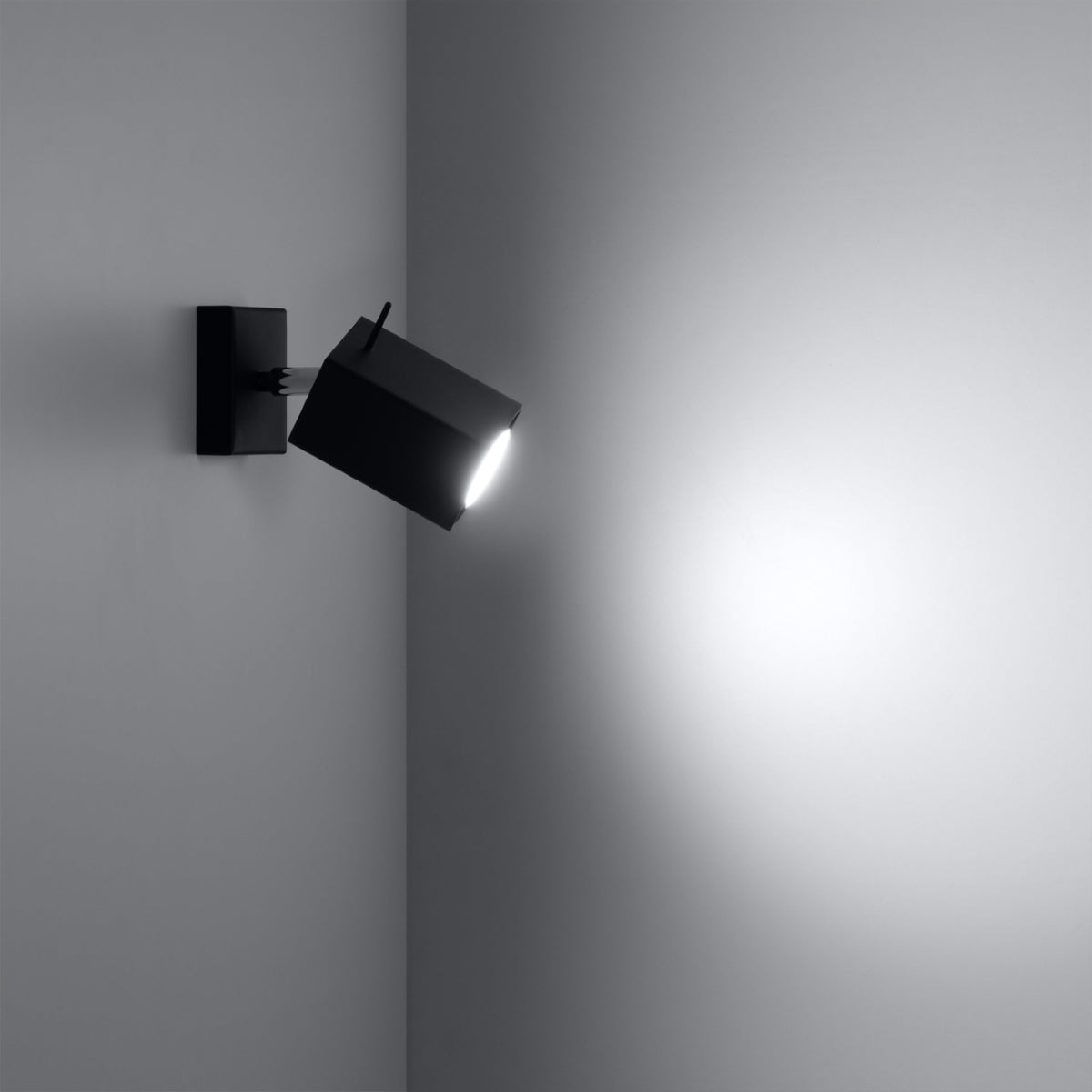 Wandleuchte MERIDA schwarz Sollux Lighting