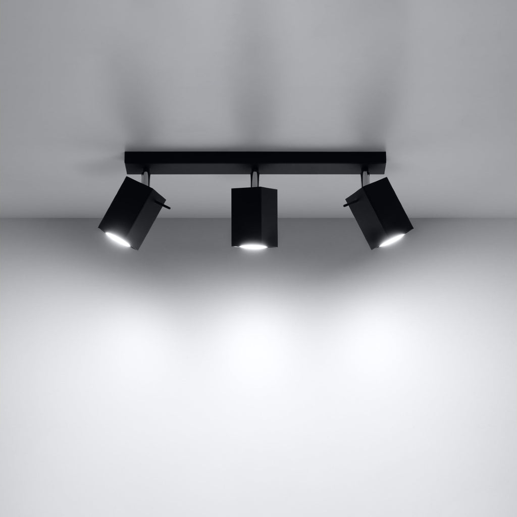 Deckenleuchte - Spot - Strahler MERIDA 3 schwarz Sollux Lighting