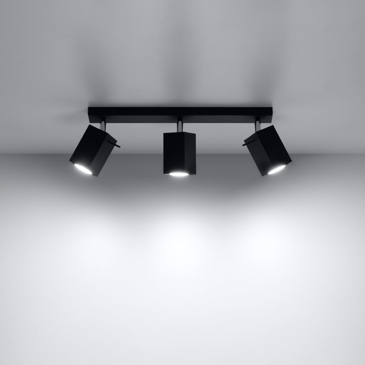 Deckenleuchte - Spot - Strahler MERIDA 3 schwarz Sollux Lighting