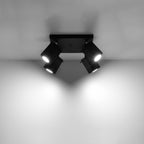 Deckenleuchte - Spot - Strahler MERIDA 4 schwarz Sollux Lighting
