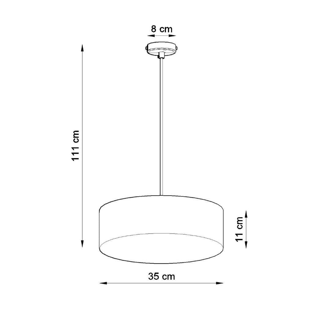 Pendelleuchte ARENA 35 weiß Sollux Lighting