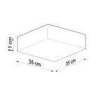 Deckenleuchte HORUS 35 schwarz Sollux Lighting