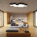 Deckenleuchte HORUS 45 schwarz Sollux Lighting