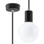 Pendelleuchte EDISON schwarz Sollux Lighting