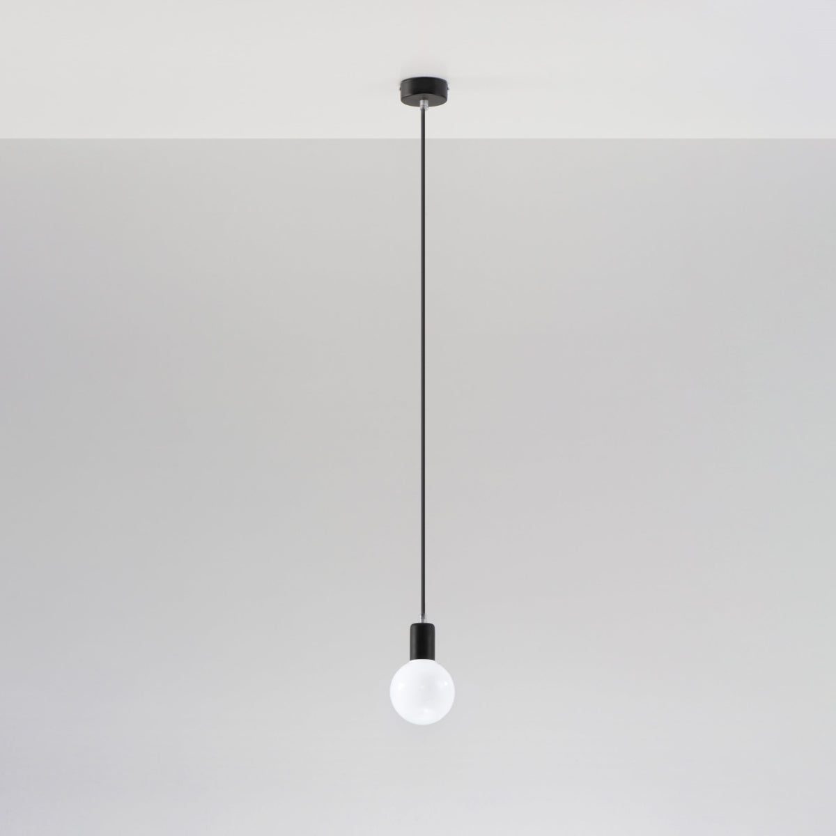 Pendelleuchte EDISON schwarz Sollux Lighting