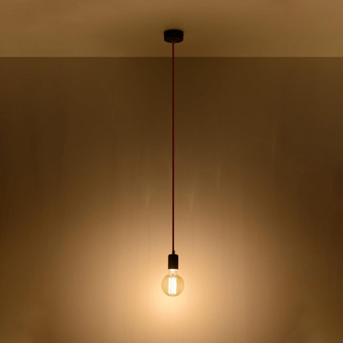 Pendelleuchte EDISON schwarz Sollux Lighting