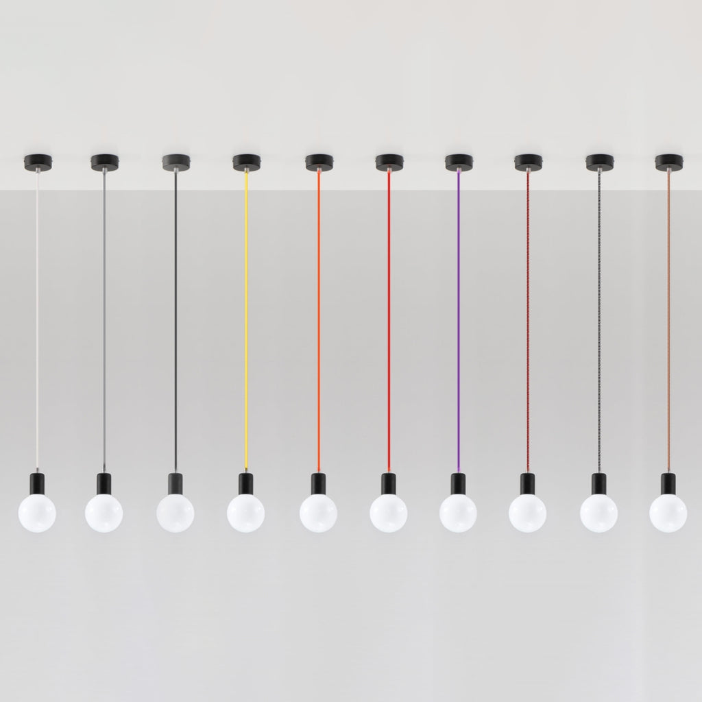 Pendelleuchte EDISON schwarz Sollux Lighting