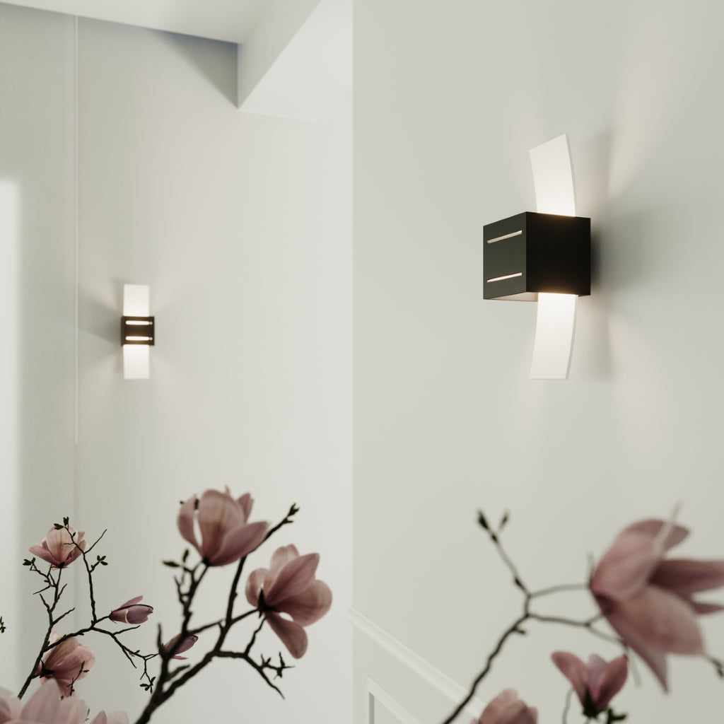 Wandleuchte LORETO schwarz Sollux Lighting