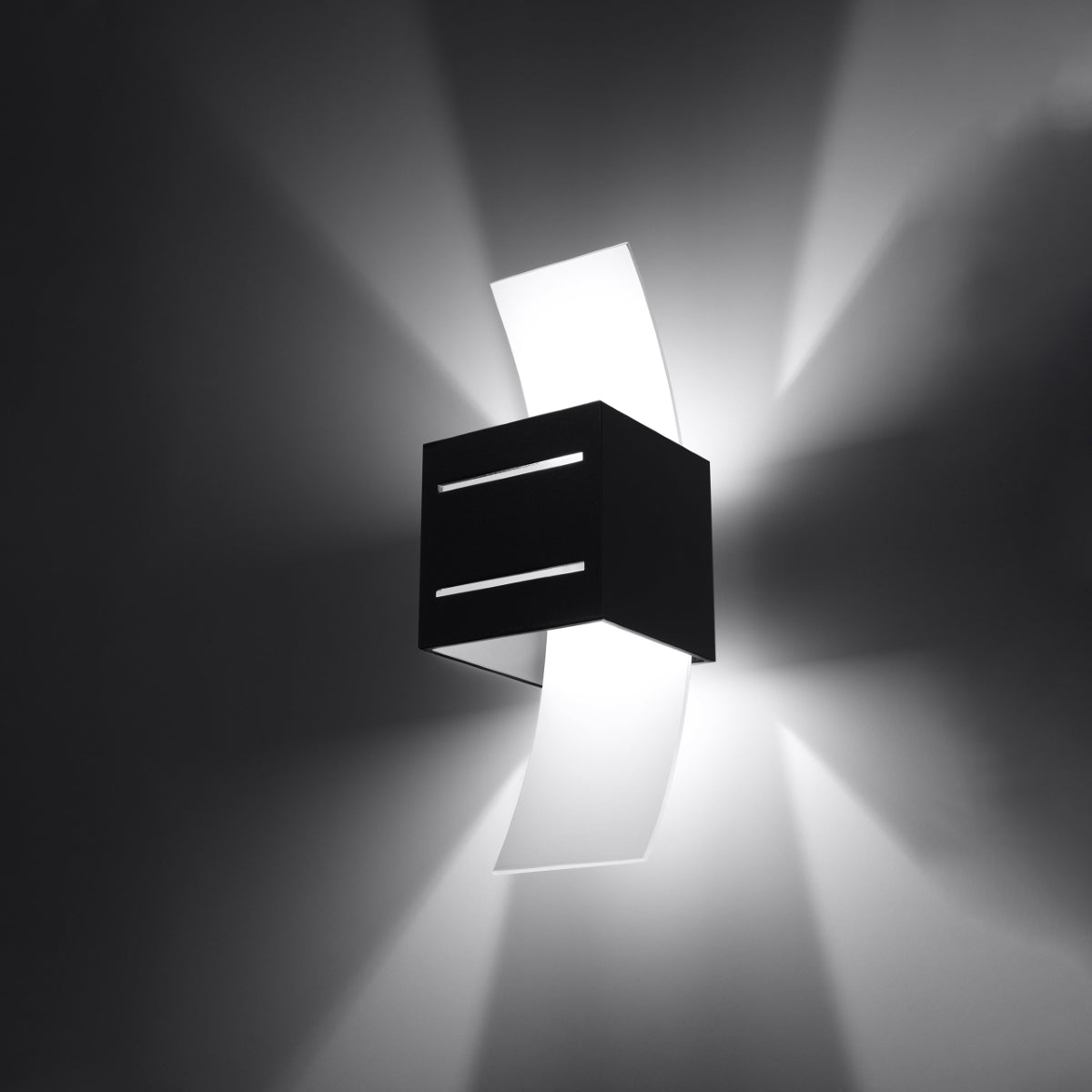 Wandleuchte LORETO schwarz Sollux Lighting
