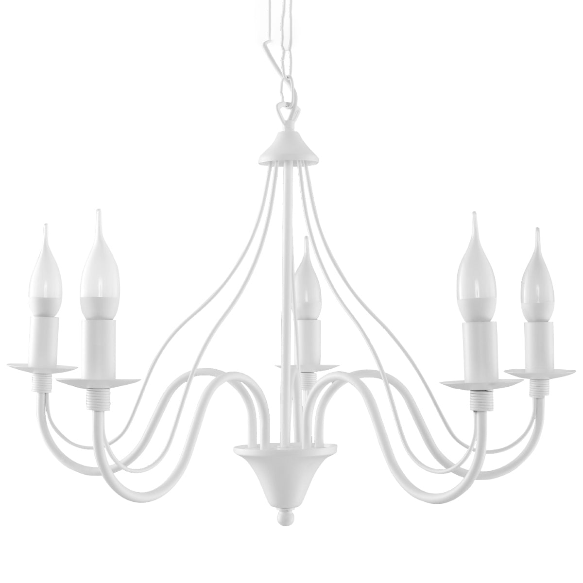 Pendelleuchte MINERWA 5 weiß Sollux Lighting